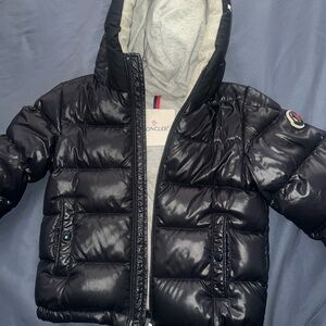 Toddler moncler coat gentle worn